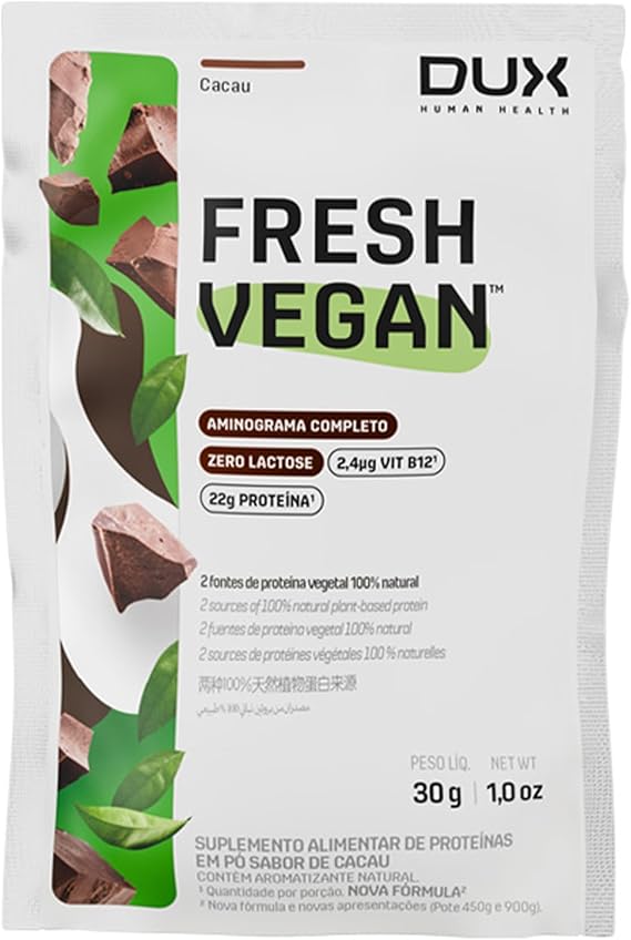 Fresh Vegan Cacau Sache - Dux Nutrition