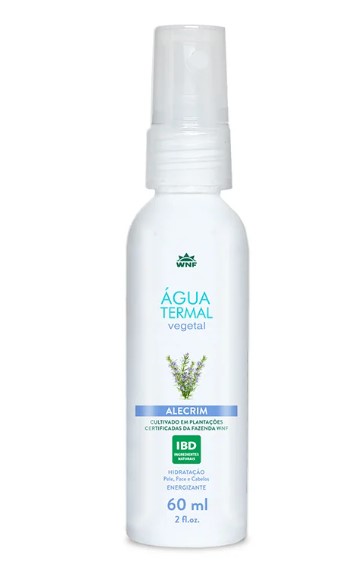 Agua Thermal Vegetal Alecrim 60ml - Wnf