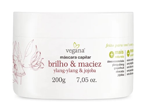 Mascara Capilar Brilho & Maciez Vegana 200g - Wnf