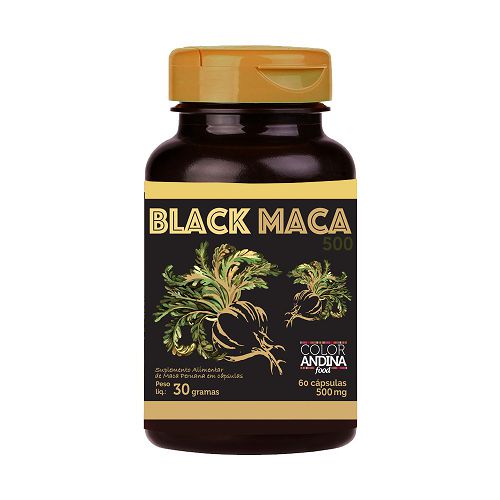 Maca Black Vegana 60 Cápsula 480 mg - COLOR ANDINA