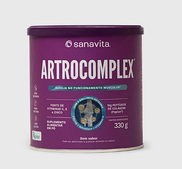 Artrocomplex 330 g Sem Sabor - Sanavita