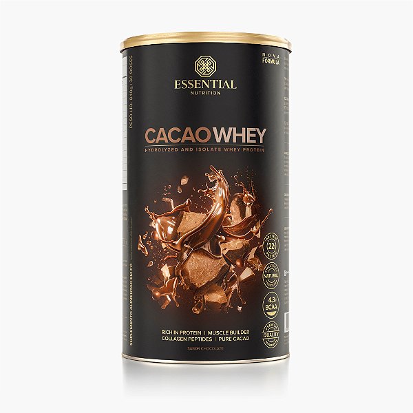 Cacao Whey 840g - ESSENTIAL