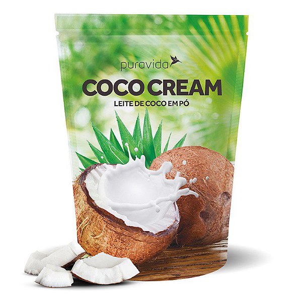 Coco Cream Leito de Coco em Pó 250 g - PURAVIDA