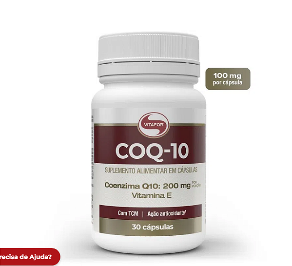 Coenzima Q10 30 Capsulas 500 mg - VITAFOR