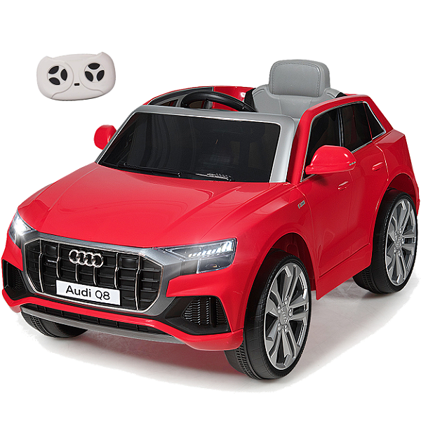 Carro Eletrico Belfix Audi Q8 12V com Controle Remoto Vermelho