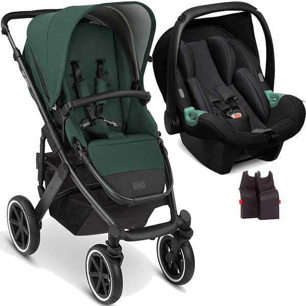 Carrinho de Bebe com Bebe Conforto ABC Design Salsa 4 Basil