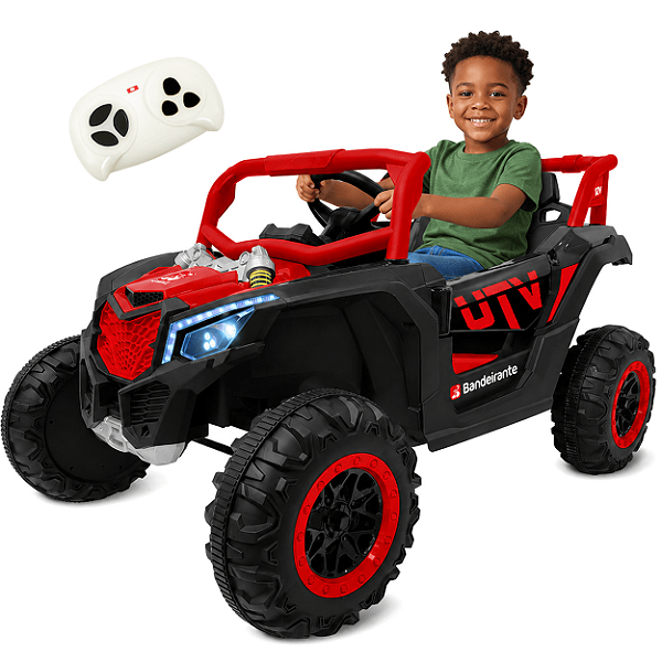 Carro Eletrico Bandeirante Maverick Buggy CAN-AM R3 12V CR Preto