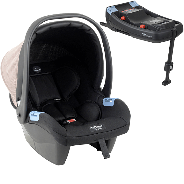 Cadeirinha para Carro com Base ISOFIX Burigotto Materna Capuccino