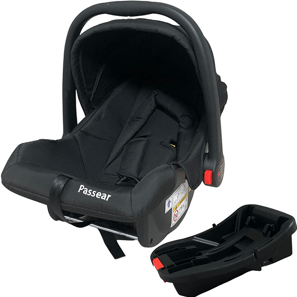 Cadeirinha para Carro Base para Carro Passear Baby Nina Preto