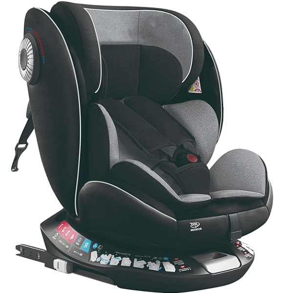 Cadeirinha para Carro Zippy Toys ISOFIX 360° 0 a 36kg Gray