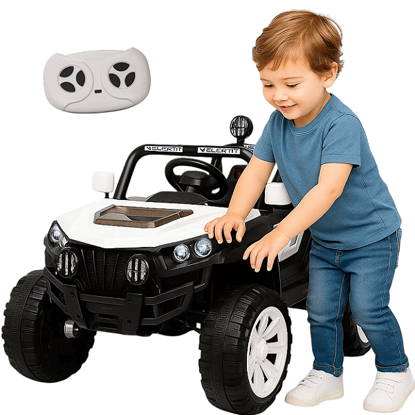 Carrinho UTV Elétrico Importway Branco 12V com Controle Remoto