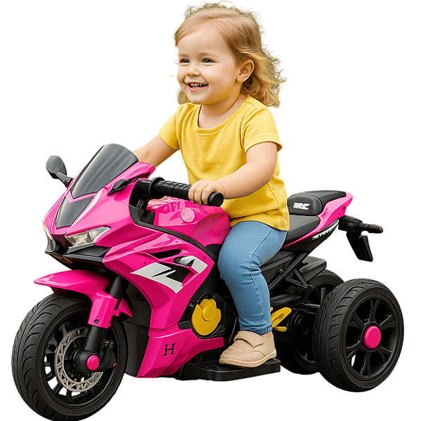 Moto Elétrica Bang Toys Honda CBR Edge Titan Rosa 12V