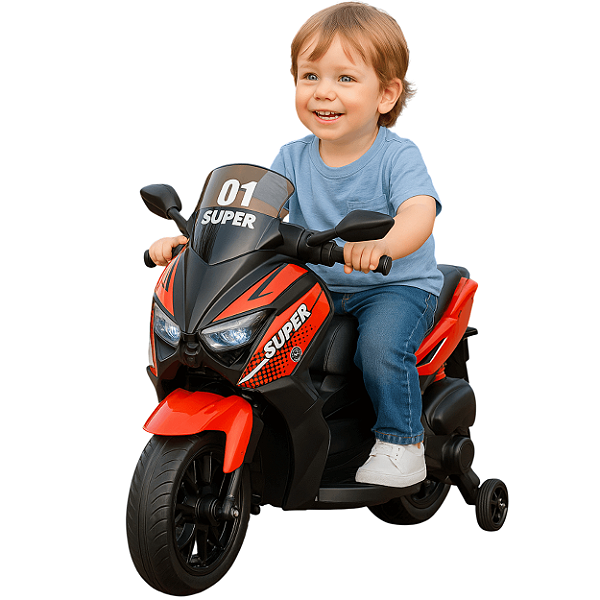 Scooter Elétrica Infantil Bang Toys Revvo XR  Vermelho 12V