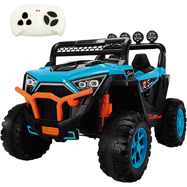 Carro Eletrico Zippy Toys Jipe UTV RS1000 12V Controle Azul