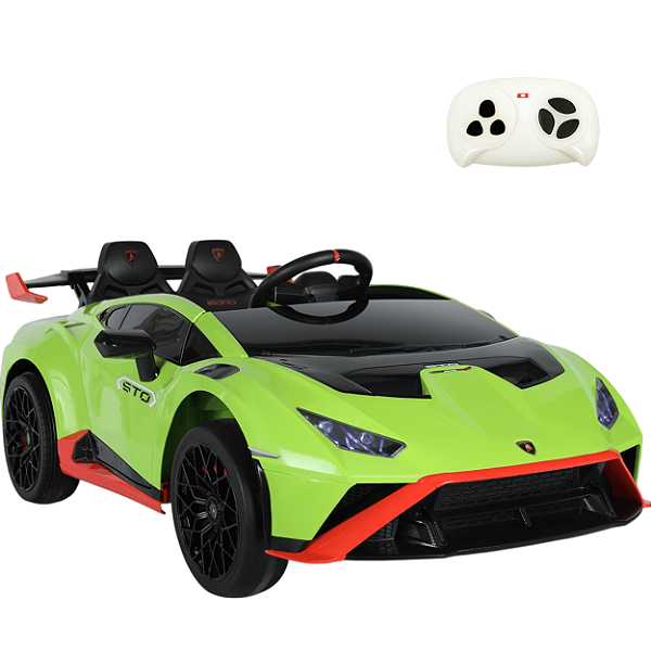 Carro Eletrico Zippy Toys Lamborghini Huracan Verde 12V Controle