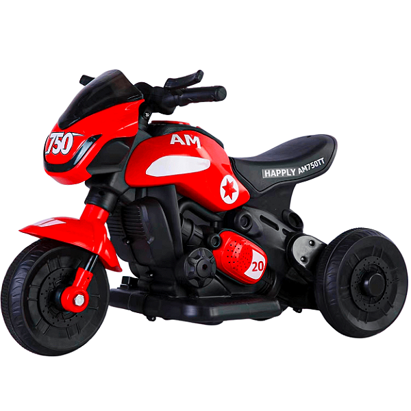 Motinha Elétrica Infantil Unitoys Race Vermelho 6V