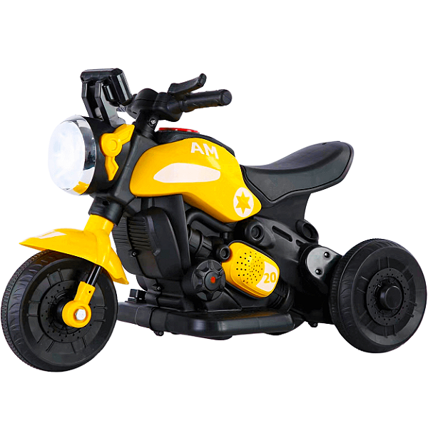 Motinha Elétrica Infantil Unitoys Daily Amarela 6V