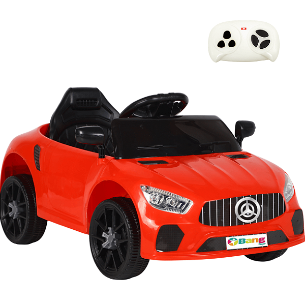 Carro Elétrico Bang Toys Striker X9 Vermelho 12V Controle Remoto