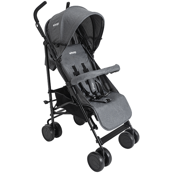 Carrinho de Bebe para Passeio Kiddo Cross Melange Grafite