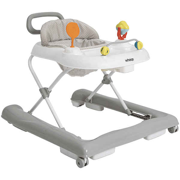 Andador para Bebe Centro de Atividades Kiddo Passinhos Cinza