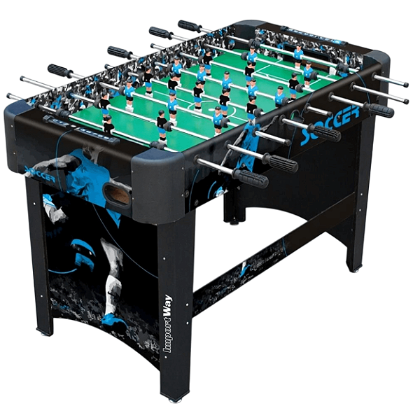Mesa de Pebolim Importway Soccer Azul Compacta