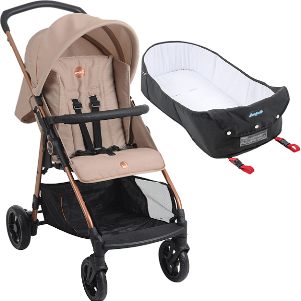 Carrinho de Bebe Passeio Ninho Moises Burigotto Lui 22 Mon Amour