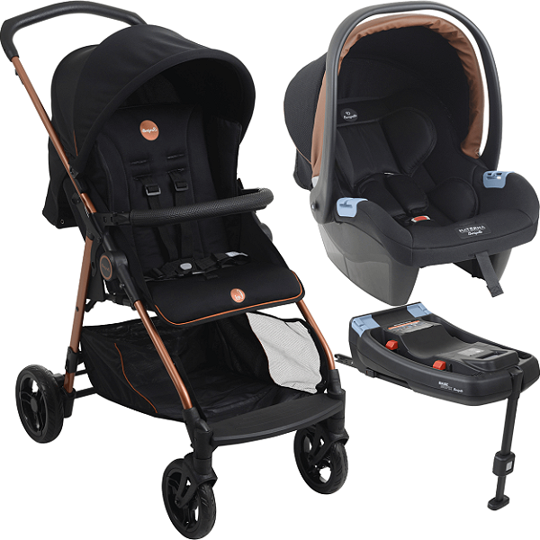 Carrinho de Bebe Bebe Conforto Base ISOFIX Burigotto Lui 22 Cobre