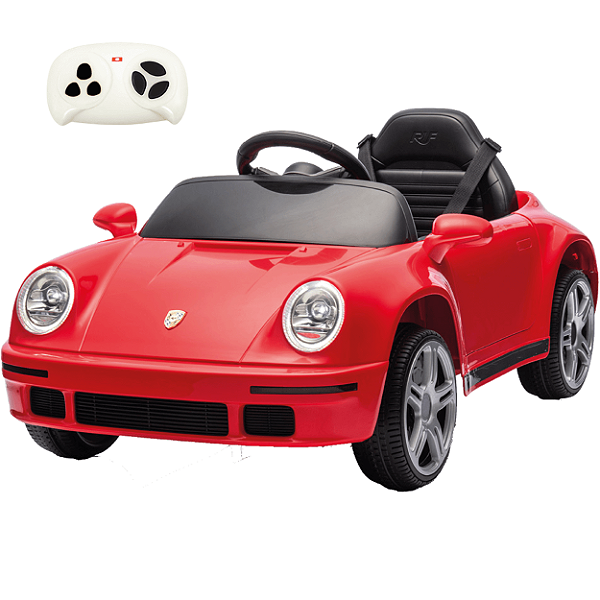 Carro Elétrico Infantil Zippy Toys RUF-PSH Vermelho 12V Controle