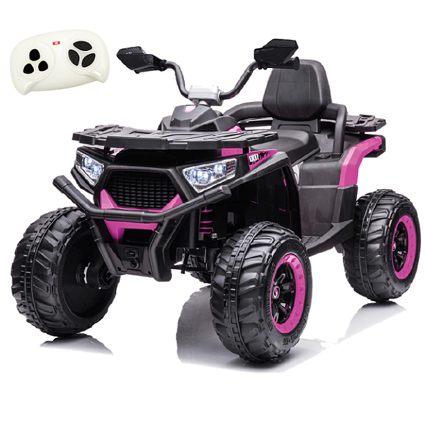 Quadriciclo Elétrico Infantil  Zippy Toys Premium 4x4 Rosa 12V