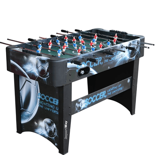 Mesa de Pebolim Importway Soccer Preto Compacta