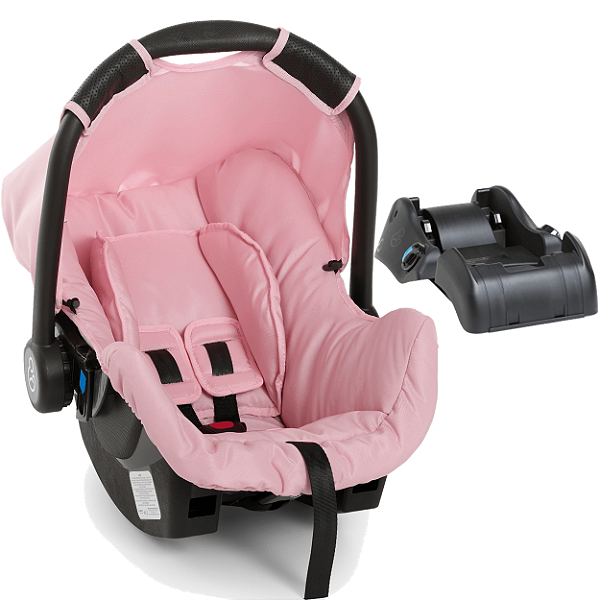 Bebe Conforto com Base para Carro Galzerano Grid Rosa 13kg