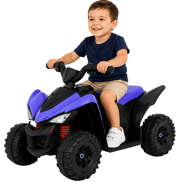 Quadriciclo Eletrico Infantil Bang Toys Action Azul 6V