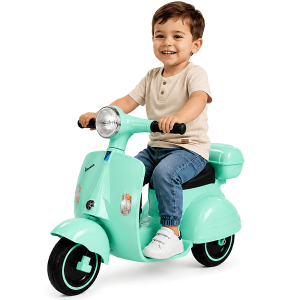 Triciclo Scooter Eletrico Infantil Bang Toys Lola Verde 6V