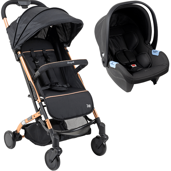 Carrinho de Bebe Zap Burigotto Bebe Conforto Materna Metal Cobre