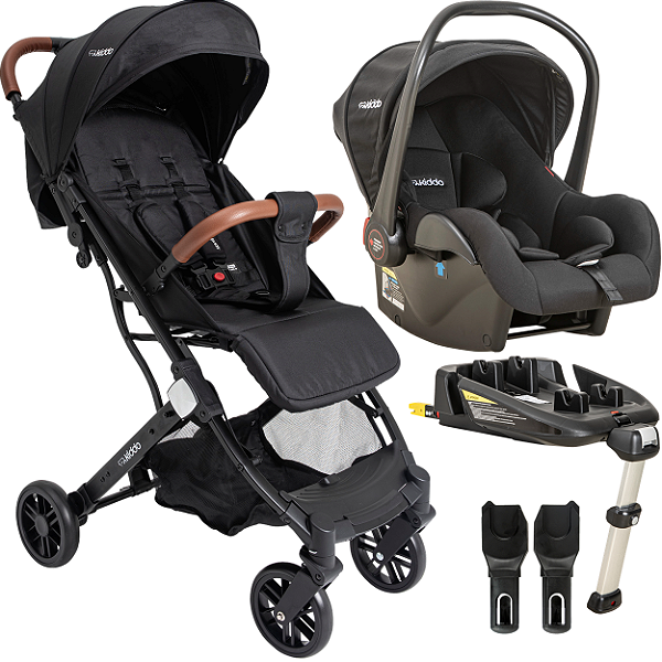Carrinho de Bebe Bebe Conforto Base ISOFIX Kiddo Sprint III Preto