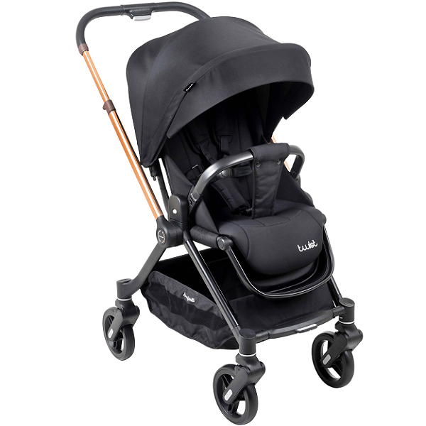Carrinho de Bebe Burigotto Twist Reversivel Metal Cobre