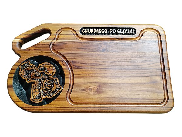 TÁBUA DE CHURRASCO PERSONALIZADAS COM ALÇA