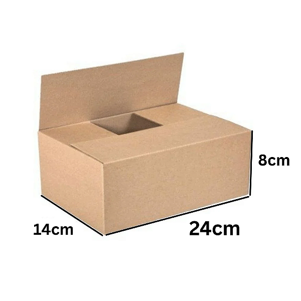 Caixa de Papelão 24x14x8 - Pack 50 unidades