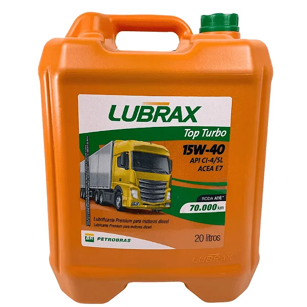 Óleo 15w40 Top Turbo - Lubrax 20LT