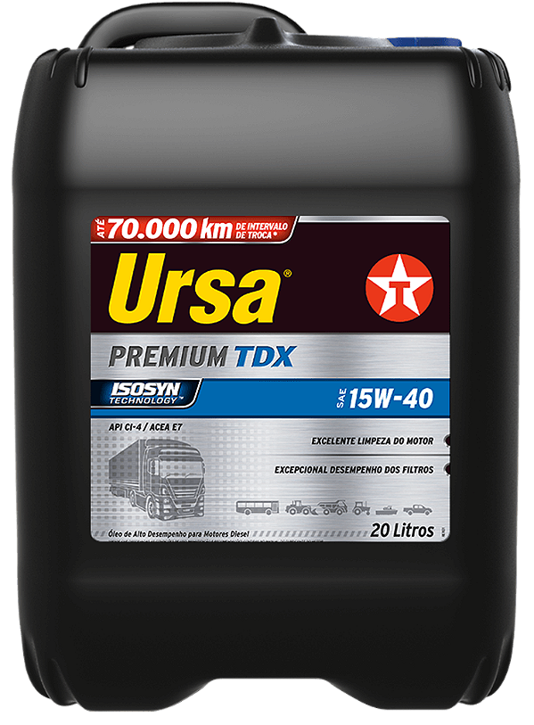 Óleo Ursa Premium Tdx 15W40 – Texaco