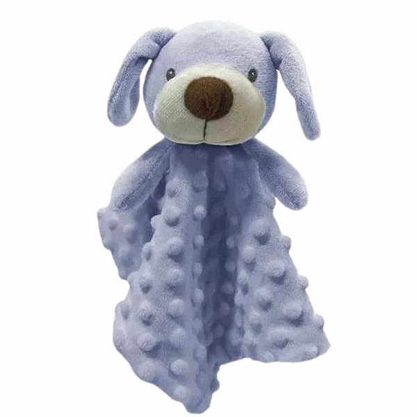 Naninha Laço Bebê Minha Primeira Naninha  - Azul - cão