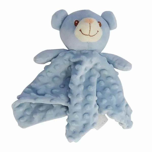 Naninha Laço Bebê Minha Primeira Naninha  - Azul - Urso