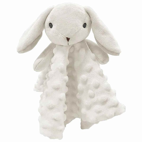 Naninha Laço Bebê Minha Primeira Naninha  - Branco - Coelho