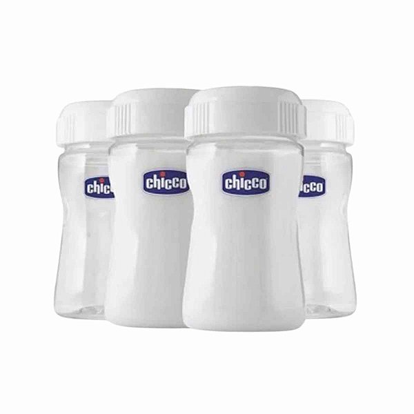 Recipientes Para Leite Materno 150ml - 4 unidades - Chicco
