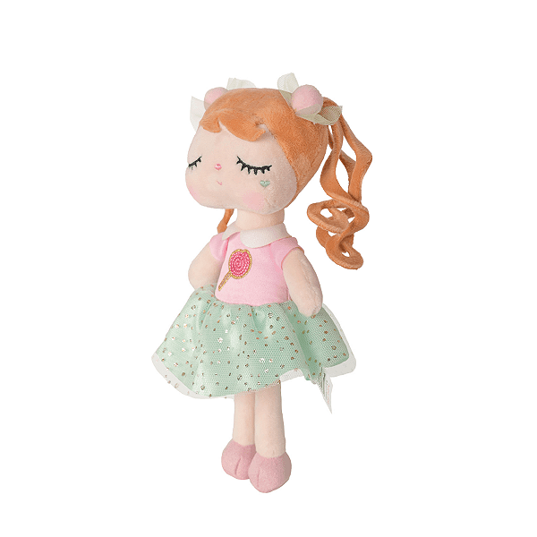 Mini Boneca em Pelúcia Metoo Angela - 20cm  - Candy School Lollypop