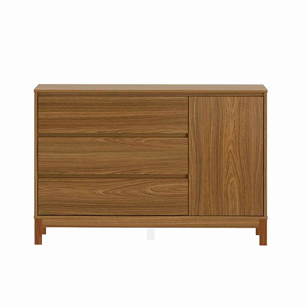 Cômoda Soley 3 Gavetas e 1 Porta - Quater