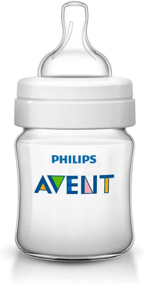 Mamadeira Anti-Colic 125 ml +0m - Transparente - Philips Avent