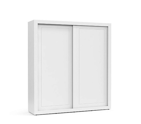 Guarda Roupa Tutto New 2 Portas de Correr - Branco Soft - Matic