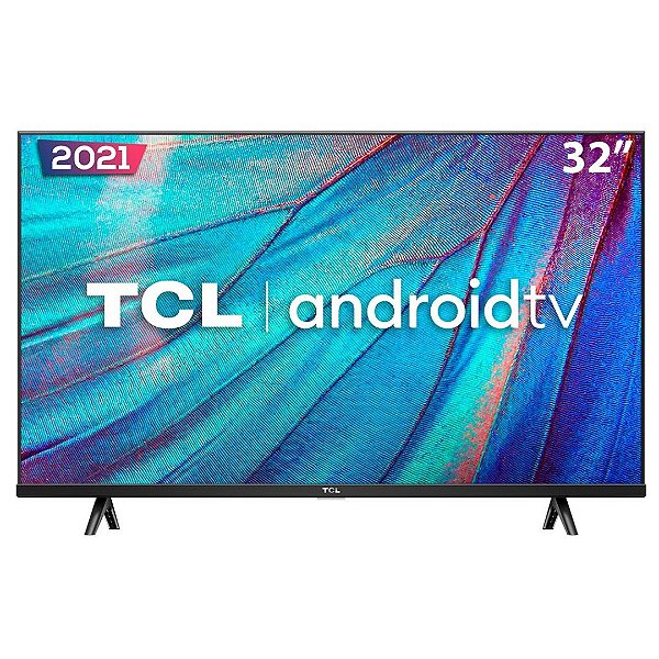 Smart TV 32” HD LED TCL S615 Android Wi-Fi e Bluetooth Google Assistente