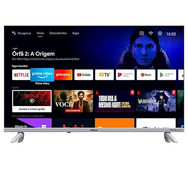 Smart TV 32” Philco PTV32G23AGSSBLH Android TV LED Dolby Áudio